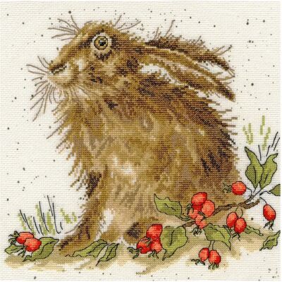 Bothy Threads Kruissteekpakket - Hippy Hare - Kruissteekpakket Bothy Threads Kruissteekpakket - Hippy Hare - Kruissteekpakket
