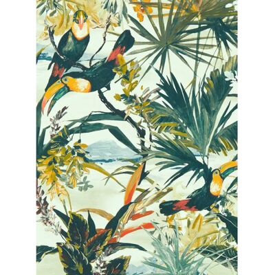 Clarke & Clarke Toucan Wallpaper - W0146/01 - Tropical Jungle Design Clarke & Clarke Toucan Wallpaper - W0146/01 - Tropical Jungle Design