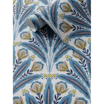 Clarke & Clarke Tapete Attingham - Denim - Tapete Clarke & Clarke Tapete Attingham - Denim - Tapete