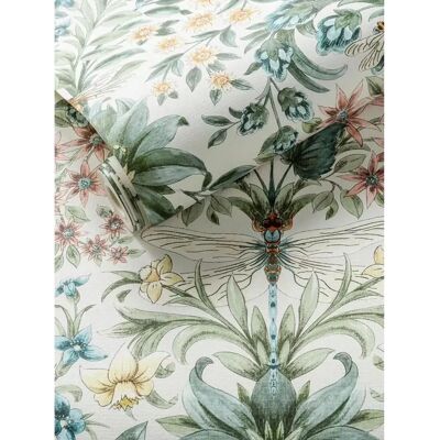 Clarke & Clarke Mirabell Tapete - Blumen, Vintage, Elegant Clarke & Clarke Mirabell Tapete - Blumen, Vintage, Elegant