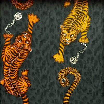 Clarke & Clarke Emma J Shipley Animalia Tigris Wallpaper - Animalia Collection Clarke & Clarke Emma J Shipley Animalia Tigris Wallpaper - Animalia Collection