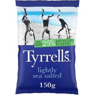 Patatine Tyrrell's senza glutine con sale marino leggero - Chips Patatine Tyrrell's senza glutine con sale marino leggero - Chips