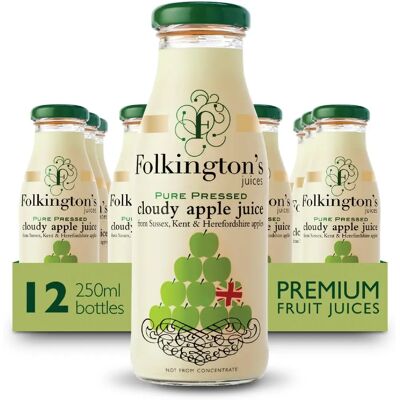 Folkingtons Cloudy Apple Juice 12 x 250ml - Apple Juice Folkingtons Cloudy Apple Juice 12 x 250ml - Apple Juice