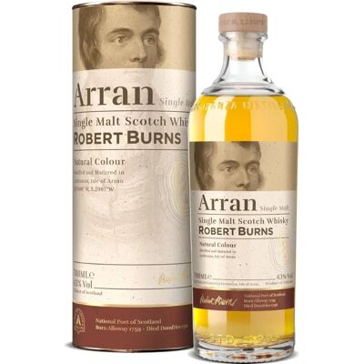 Arran Robert Burns Single Malt Scotch Whisky - Bourbon & Sherry Cask - 43% - 0.7L Arran Robert Burns Single Malt Scotch Whisky - Bourbon & Sherry Cask - 43% - 0.7L