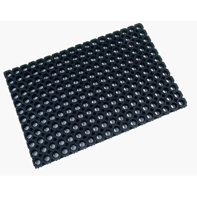 Floortex Doortex Tapis en Caoutchouc - Extérieur - Noir - Publicité Floortex Doortex Tapis en Caoutchouc - Extérieur - Noir - Publicité