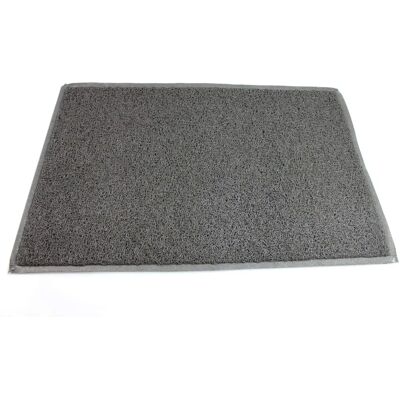 Floortex Tapis d'extérieur Gris - Vinyle - 90x60 cm Floortex Tapis d'extérieur Gris - Vinyle - 90x60 cm