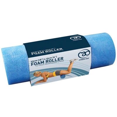 Fitness Mad 45cm Blau Schuimrol - Foam Roller Fitness Mad 45cm Blau Schuimrol - Foam Roller