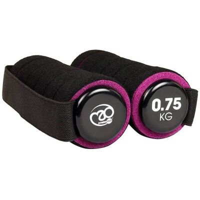 Fitness Mad Pro Hand Weights - Black/Purple - 0.75kg - Hand Weights Fitness Mad Pro Hand Weights - Black/Purple - 0.75kg - Hand Weights