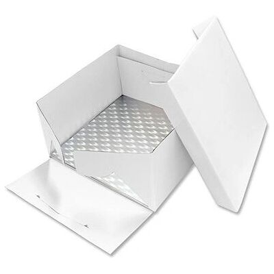 PME BBS891 Kuchenaufbewahrung - Weiß, Quadrat, 33cm PME BBS891 Kuchenaufbewahrung - Weiß, Quadrat, 33cm