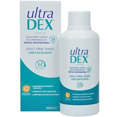 Ultradex Tägliche Mundspülung - 500ml für frischen Atem & Plaque-Verhinderung Ultradex Tägliche Mundspülung - 500ml für frischen Atem & Plaque-Verhinderung