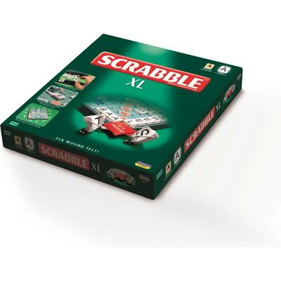 Scrabble XL - Bordspel - Gezelschapsspel - Grote Letters, Tilelock-systeem Scrabble XL - Bordspel - Gezelschapsspel - Grote Letters, Tilelock-systeem