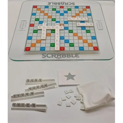 Piatnik Piatnik Scrabble Édition Verre - Jeu de Société Piatnik Piatnik Scrabble Édition Verre - Jeu de Société