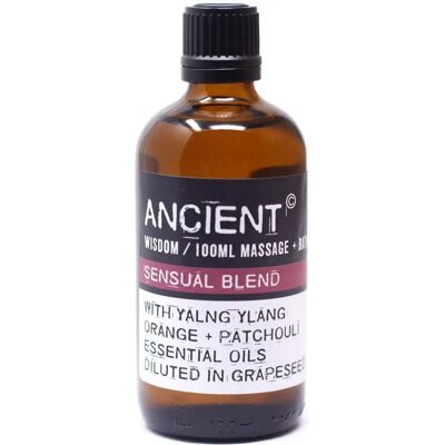 Huile de Massage Aromathérapie Ancient Wisdom - Ylang Ylang, Orange, Patchouli - 100ml - Publicité Huile de Massage Aromathérapie Ancient Wisdom - Ylang Ylang, Orange, Patchouli - 100ml - Publicité