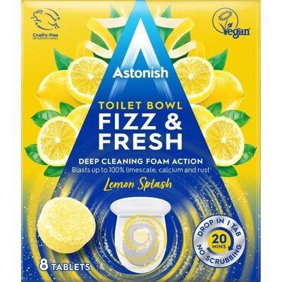 Astonish Fizz & Fresh Lemon Splash - Toilet Bowl Tabs Astonish Fizz & Fresh Lemon Splash - Toilet Bowl Tabs