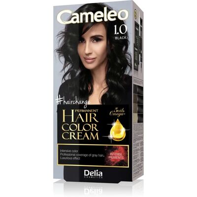 Cameleo Black Permanent Hair Colour - Hair Dye Cameleo Black Permanent Hair Colour - Hair Dye
