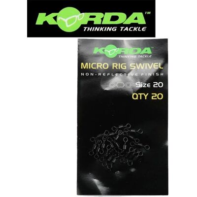 KORDA Micro Rig Swivel - Baril tournant compact pour Rigs Combi - Publicité KORDA Micro Rig Swivel - Baril tournant compact pour Rigs Combi - Publicité