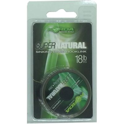 Korda Super Natural Pletený návazec - Weedy Green - Rybářství Korda Super Natural Pletený návazec - Weedy Green - Rybářství
