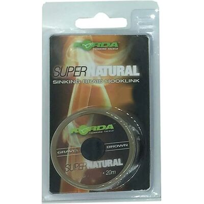 Korda Super Natural - Gravel Brown - 20m - Fil de pêche - Publicité Korda Super Natural - Gravel Brown - 20m - Fil de pêche - Publicité