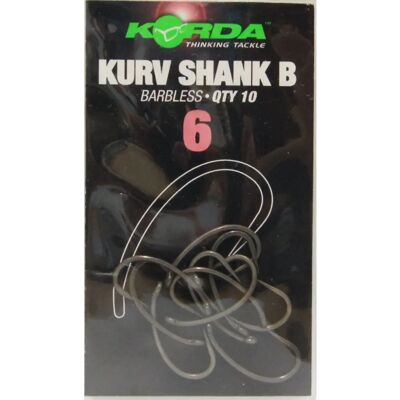 Hameçon sans ardillon KORDA Kurv Shank - Hameçon de pêche - Publicité Hameçon sans ardillon KORDA Kurv Shank - Hameçon de pêche - Publicité