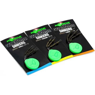 Korda Sinkers - Kunstköder, Grünalgen, Kiesbraun Korda Sinkers - Kunstköder, Grünalgen, Kiesbraun