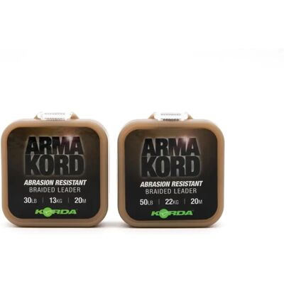 Korda Arma Kord - 50lb 20m - Ligne de pêche - Publicité Korda Arma Kord - 50lb 20m - Ligne de pêche - Publicité