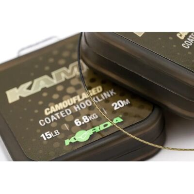 Korda Maskovací Hooklink Braid - 20lb Korda Maskovací Hooklink Braid - 20lb