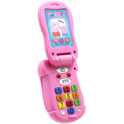 TRENDS UK LTD Peppa Pig Flip & Learn Phone - Educational Toy TRENDS UK LTD Peppa Pig Flip & Learn Phone - Educational Toy