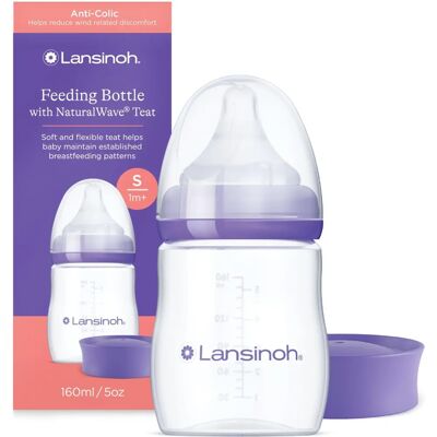 Lansinoh NaturalWave Babyfles 160 ml Lansinoh NaturalWave Babyfles 160 ml