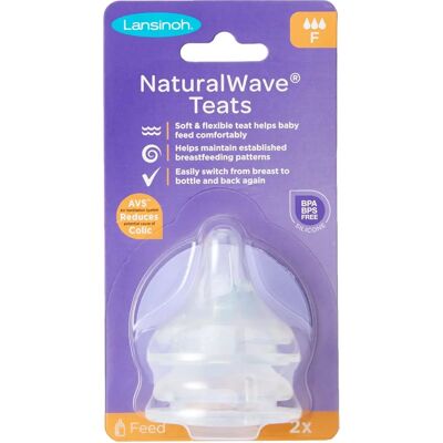 Lansinoh NaturalWave Babyflaschen-Schnuller Schneller Fluss - Baby Flasche Schnuller Lansinoh NaturalWave Babyflaschen-Schnuller Schneller Fluss - Baby Flasche Schnuller