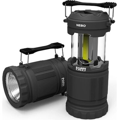 Nebo Poppy Lampe 300 Lumens - Lantern & Projecteur - Publicité Nebo Poppy Lampe 300 Lumens - Lantern & Projecteur - Publicité