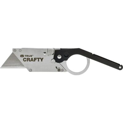 True Utility Crafty - Kompaktowy multitool z blokadą ostrza - Czarny True Utility Crafty - Kompaktowy multitool z blokadą ostrza - Czarny
