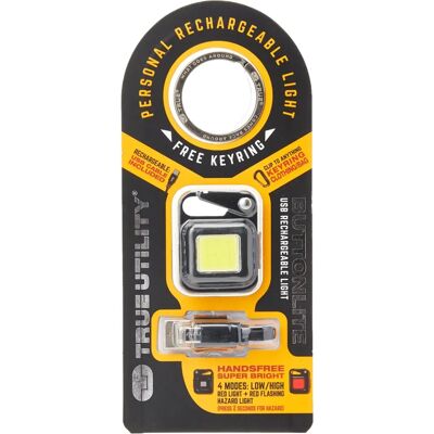 True Utility Buttonlite - Petite lampe multifonction avec 4 modes - Publicité True Utility Buttonlite - Petite lampe multifonction avec 4 modes - Publicité