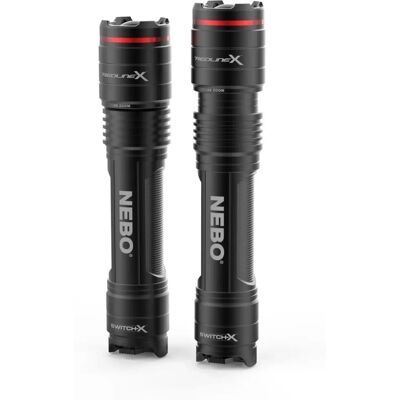 NEBO RedlineX linterna de mano negra LED - Linterna con zoom, IPX7 resistente al agua, 4 modos NEBO RedlineX linterna de mano negra LED - Linterna con zoom, IPX7 resistente al agua, 4 modos