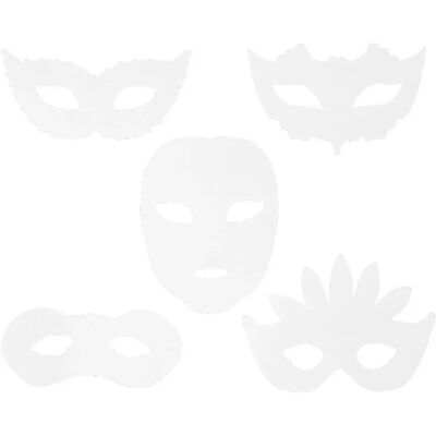 Creativ Company 95216 Weiße Masken - Maskerade Maske Creativ Company 95216 Weiße Masken - Maskerade Maske