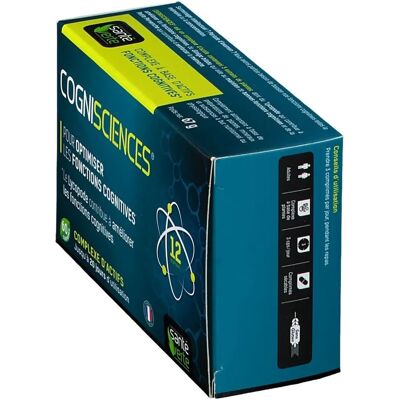 Santé Verte Cognisciences 60 Capsules - Soutien Cérébral - Publicité Santé Verte Cognisciences 60 Capsules - Soutien Cérébral - Publicité