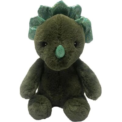 Warmies Junior Dino Vert Peluche Micro-ondable - Bouillotte - Publicité Warmies Junior Dino Vert Peluche Micro-ondable - Bouillotte - Publicité