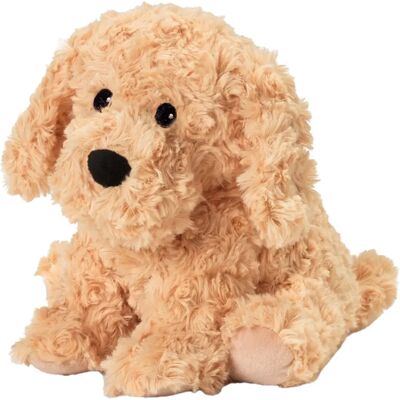 Warmies Peluche Chien Doré - Bouillotte micro-ondable - Publicité Warmies Peluche Chien Doré - Bouillotte micro-ondable - Publicité
