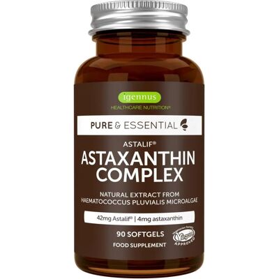 Igennus Pur & Essentiel Complexe d'Astaxanthine - Extrait de microalgues - 90 Capsules - Publicité Igennus Pur & Essentiel Complexe d'Astaxanthine - Extrait de microalgues - 90 Capsules - Publicité