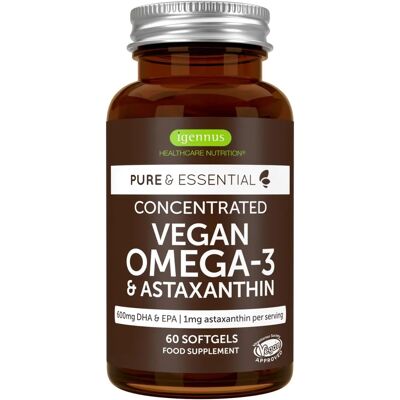 Igennus Omega-3 Vegano e Astaxantina - 60 Capsule Igennus Omega-3 Vegano e Astaxantina - 60 Capsule