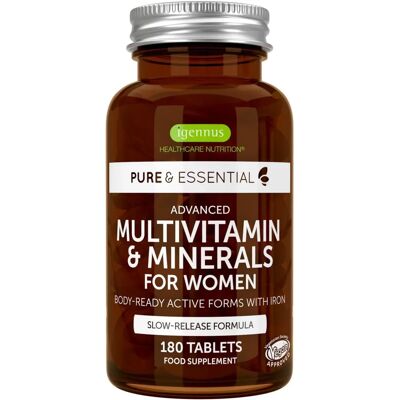 Igennus Multivitamine & Minerali con Ferro - Supporto Benessere Igennus Multivitamine & Minerali con Ferro - Supporto Benessere