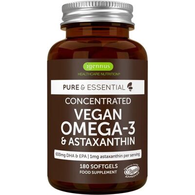 Igennus Omega-3 Vegano & Astaxantina - 180 Softgel Igennus Omega-3 Vegano & Astaxantina - 180 Softgel