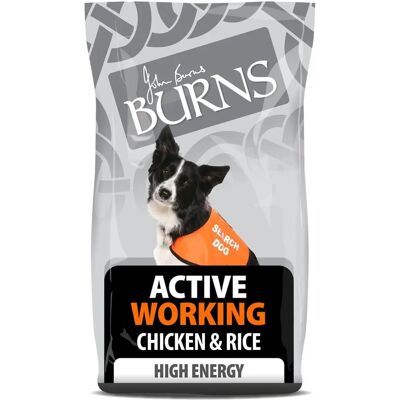 Burns Active Chicken Rice Dog Food - Active/Working - 12kg Burns Active Chicken Rice Dog Food - Active/Working - 12kg