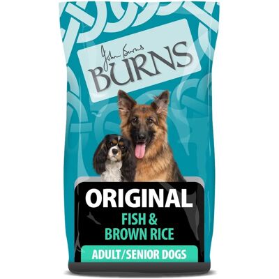 Burns Original Fish and Brown Rice Adult and Senior Dog Food - Dog Food Burns Original Fish and Brown Rice Adult and Senior Dog Food - Dog Food