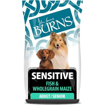 Burns Brand Fish & Wholegrain Maize Dog Food - Sensitive 6kg Burns Brand Fish & Wholegrain Maize Dog Food - Sensitive 6kg