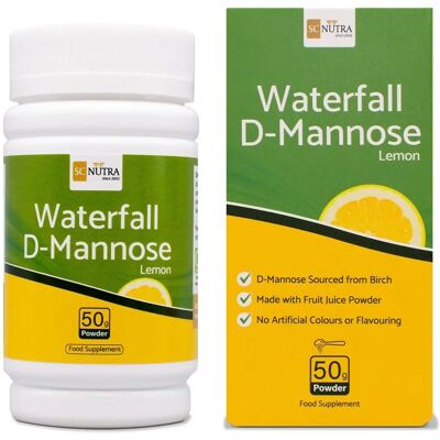 SC Nutra Waterfall D-Mannose Lemon - 50g Powder - Bladder Support SC Nutra Waterfall D-Mannose Lemon - 50g Powder - Bladder Support