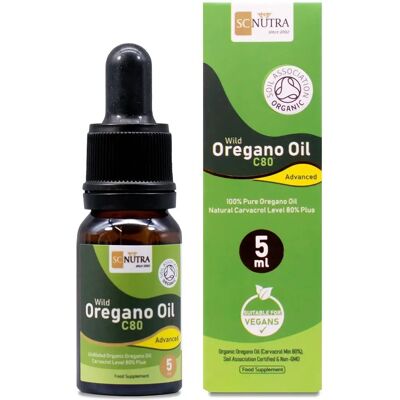 SC Nutra Organic Wild Oregano Oil C80 - 5ml SC Nutra Organic Wild Oregano Oil C80 - 5ml