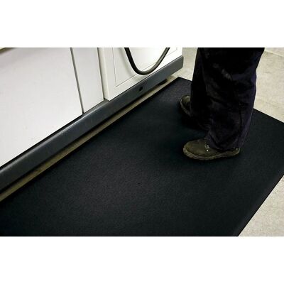 Kaiserkraft Orthomat Anti-Fatigue Matte - Robustes PVC, 9mm, Schwarz Kaiserkraft Orthomat Anti-Fatigue Matte - Robustes PVC, 9mm, Schwarz