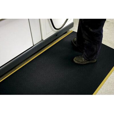 Kaiserkraft Orthomat Anti-Fatigue Matte - Innenbereich, 9mm, Schwarz/Gelb Kaiserkraft Orthomat Anti-Fatigue Matte - Innenbereich, 9mm, Schwarz/Gelb