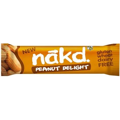 NAKD Plaisir Cacahuètes - Barre Snack aux Arachides - Publicité NAKD Plaisir Cacahuètes - Barre Snack aux Arachides - Publicité
