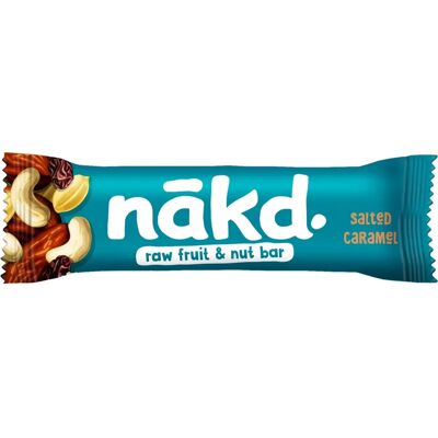 NAKD Barre de caramel salé cru - Raw Bar - Publicité NAKD Barre de caramel salé cru - Raw Bar - Publicité